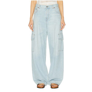 NWT HAIKURE Designer Sz 29 Bethany Cargo Jeans Premium Denim Lipara Blue